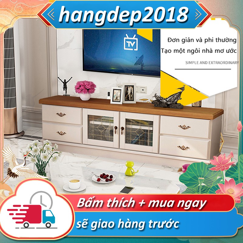 Tủ tivi hiện đại cho phòng khách sang trọng phong cách đơn giản thích hợp với hộ gia đình nhỏ tủ gỗ chắc chắn FU149W