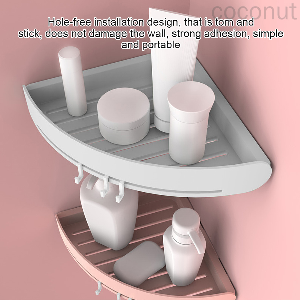 giá đựng đồ Để Đồ Dùng Phòng Tắm Gắn Góc Tường Tiện Lợi | BigBuy360 - bigbuy360.vn