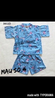 Bộ Yukata vải Hàn Quốc