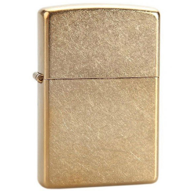 Bật lửa Zippo đồng khối xước bụi 207G