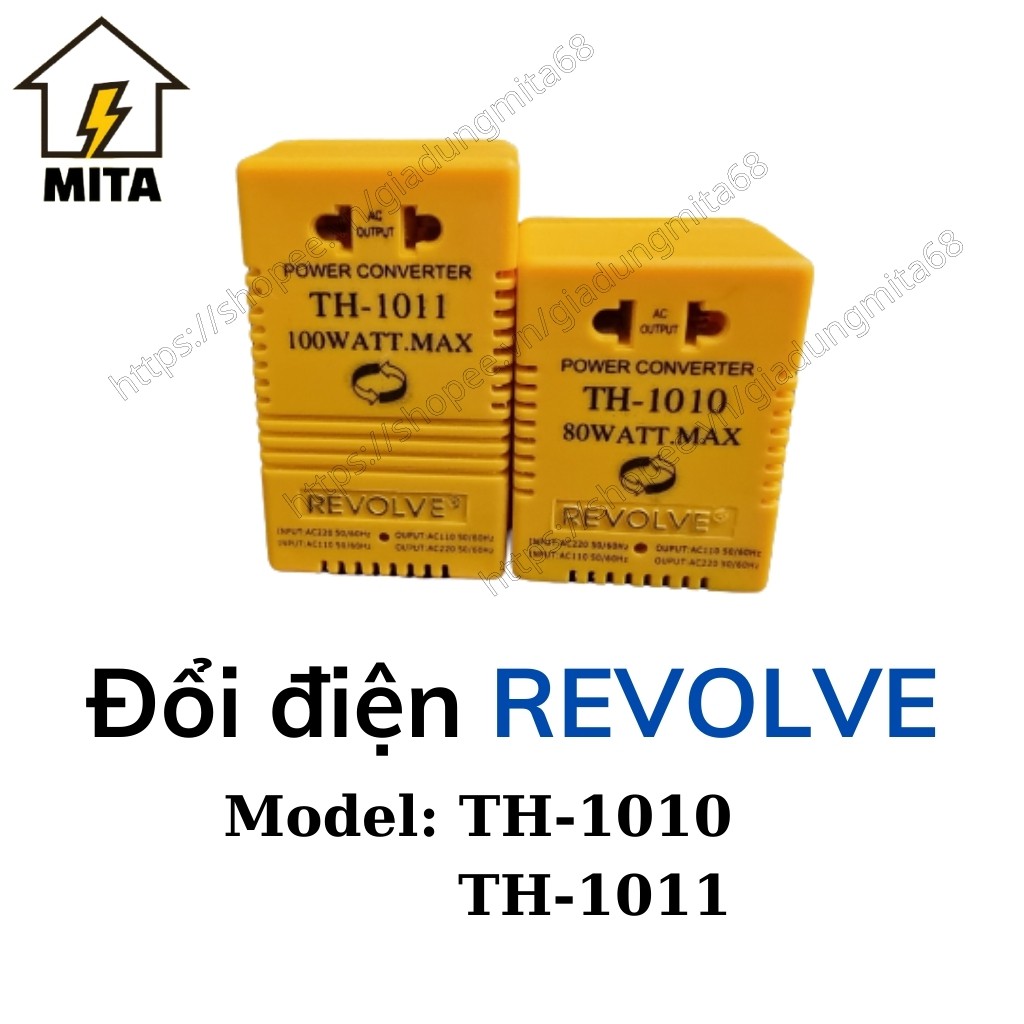 Đổi nguồn 2 chiều Revolve 220v sang 110v (Công suất 80W và 100W) Model TH-1010 và TH-1011 - MITA