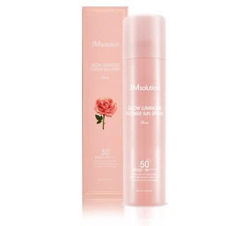 Xịt Chống Nắng JMsolution Glow Luminious Flower Sun Pray SPF50+ PA++++ 180ml- Màu Hồng