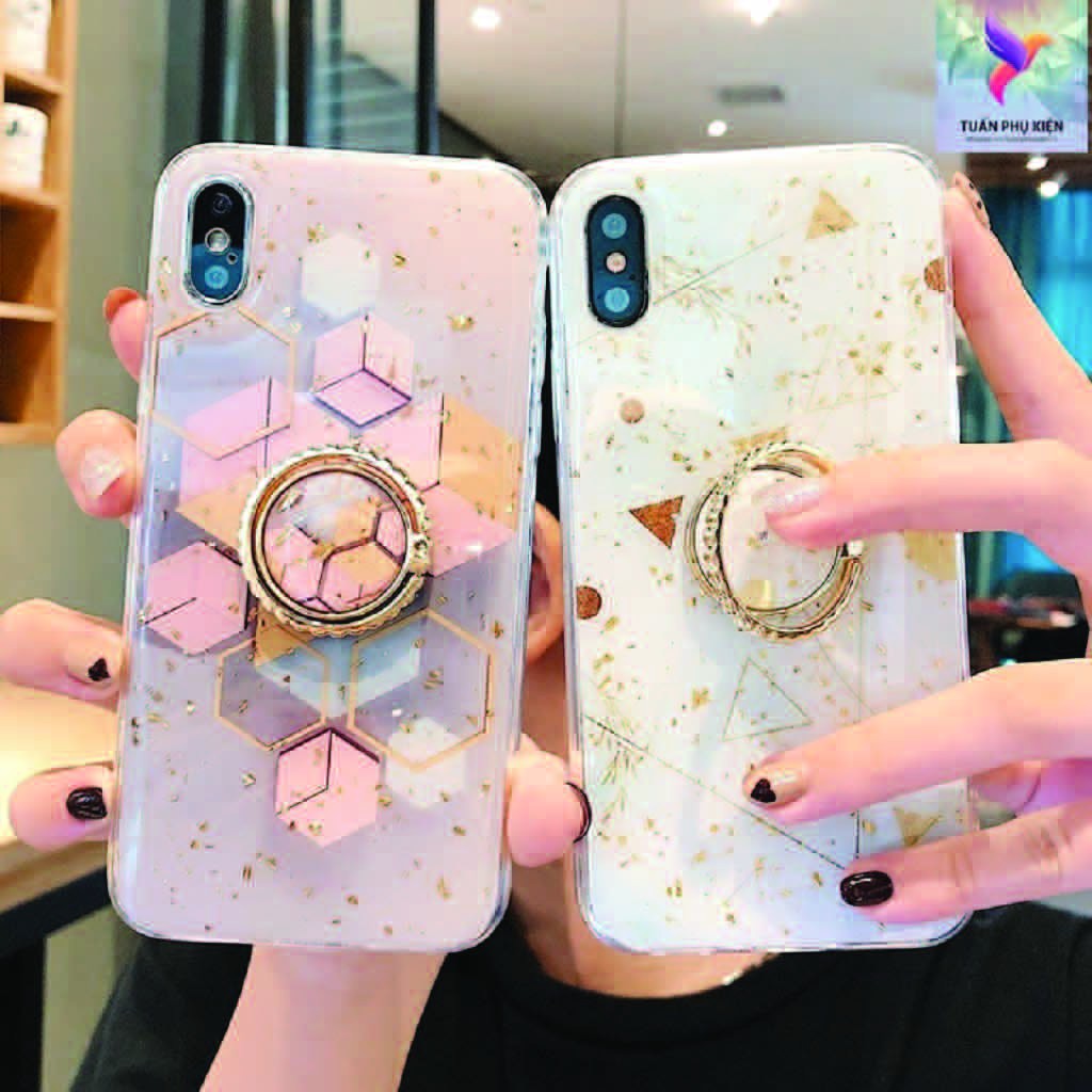 Ốp Lưng Iphone ⚡ Ốp Lưng Điện Thoại Iphone Golden Kèm Ring ⚡ Iphone 6/6s/6P/6SP/7/8/7P/8P/X/Xs/Xsmax/11/11Promax | WebRaoVat - webraovat.net.vn