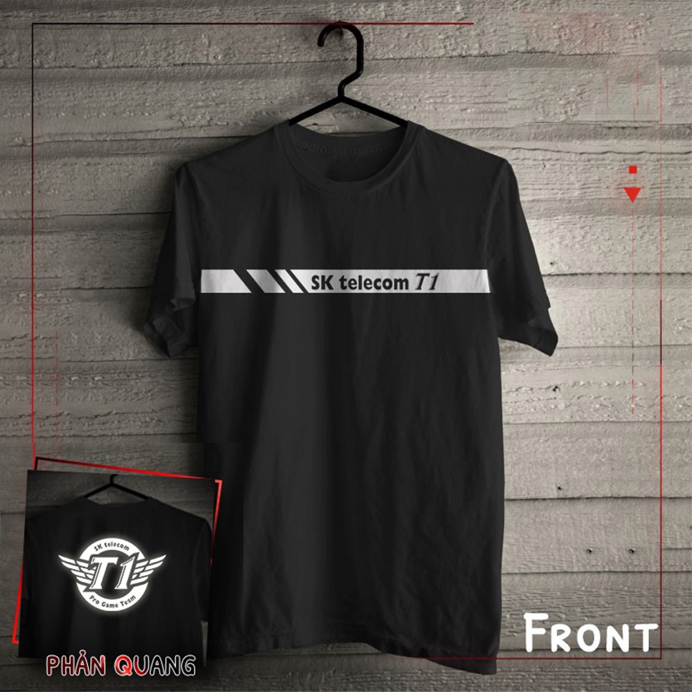 Áo thun unisex gaming LOL SK Telecom T1 - GAM - EVOS - Dashing Buffalo phản quang esports nam nữ tay ngắn