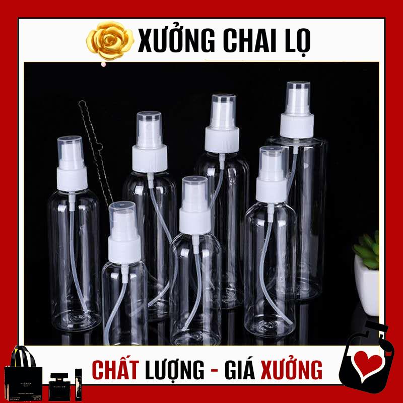 Chai Xịt Phun Sương ❤ TOP GIÁ RẺ ❤ Chai nhựa pet xịt phun sương 20ml / lọ chiết nước hoa , phụ kiện du lịch