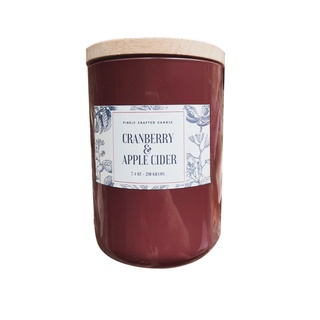 Nến thơm Finel y crafted candle - Hương Calm- Cranberry & Apple Cider hương nam việt quất và rượu táo