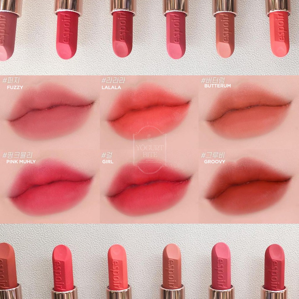[ĐỦ BILL] Son Espoir Lì Lâu Trôi Nhẹ Môi No Wear Chiffon Matte Lipstick