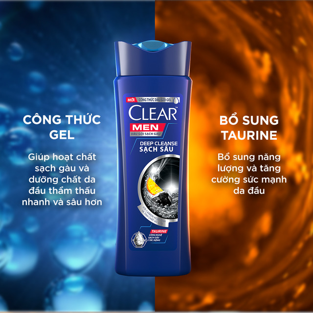 [ GIÁ SẬP SÀN ]  Dầu gội Clear Men trị gàu và ngăn gàu 900gr