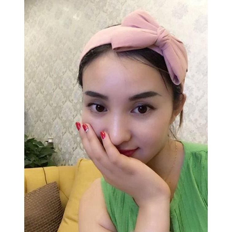 Cài tóc đính nơ phong cách Hàn Quốc đáng yêu
