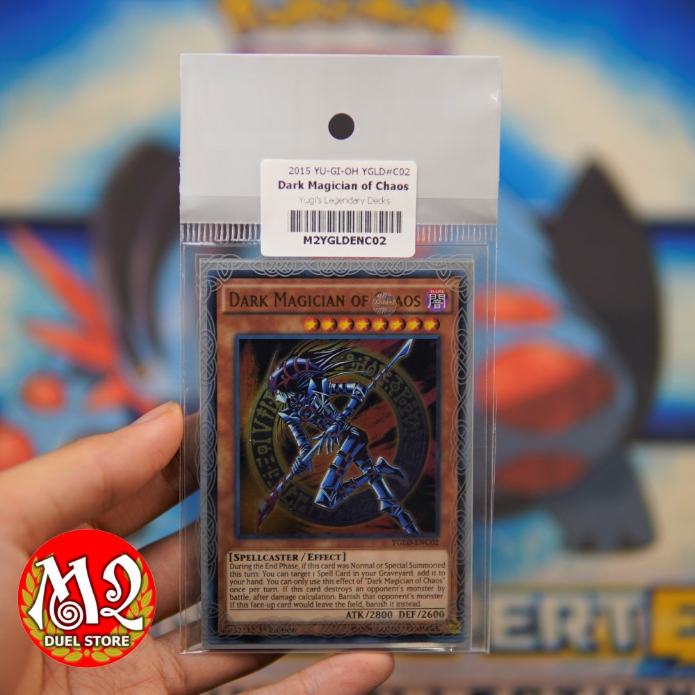 Yugioh Thẻ bài Phù thủy Hỗn nguyên Dark Magician of Chaos - YGLD-ENC02 – Bảo quản M2SCCQ-LITE