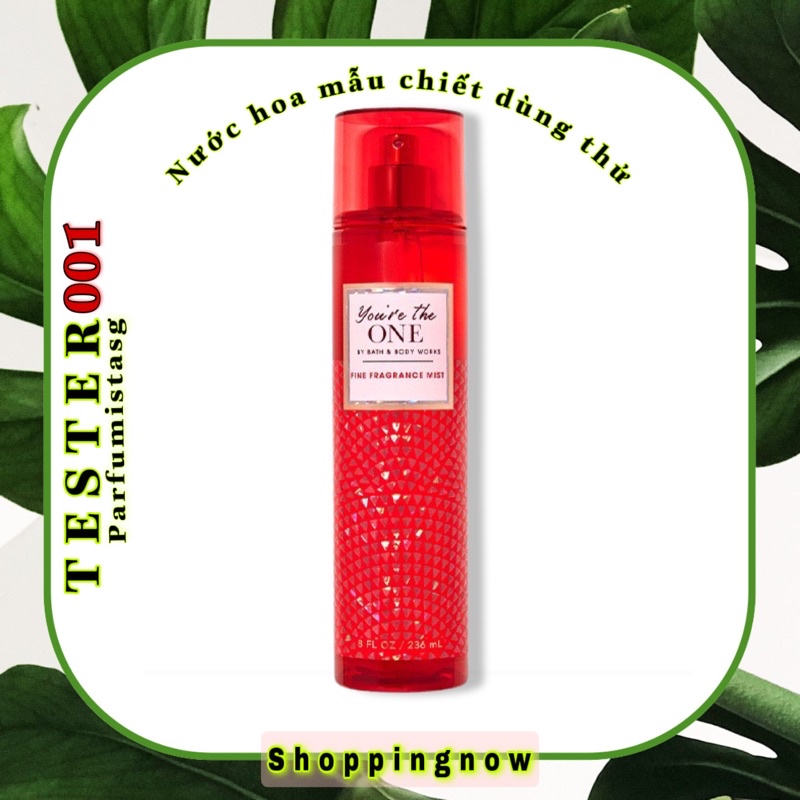 Xịt toàn thân Body Mist Bath & Body Works - You're the one 30ml/50ml/100ml/250ml full