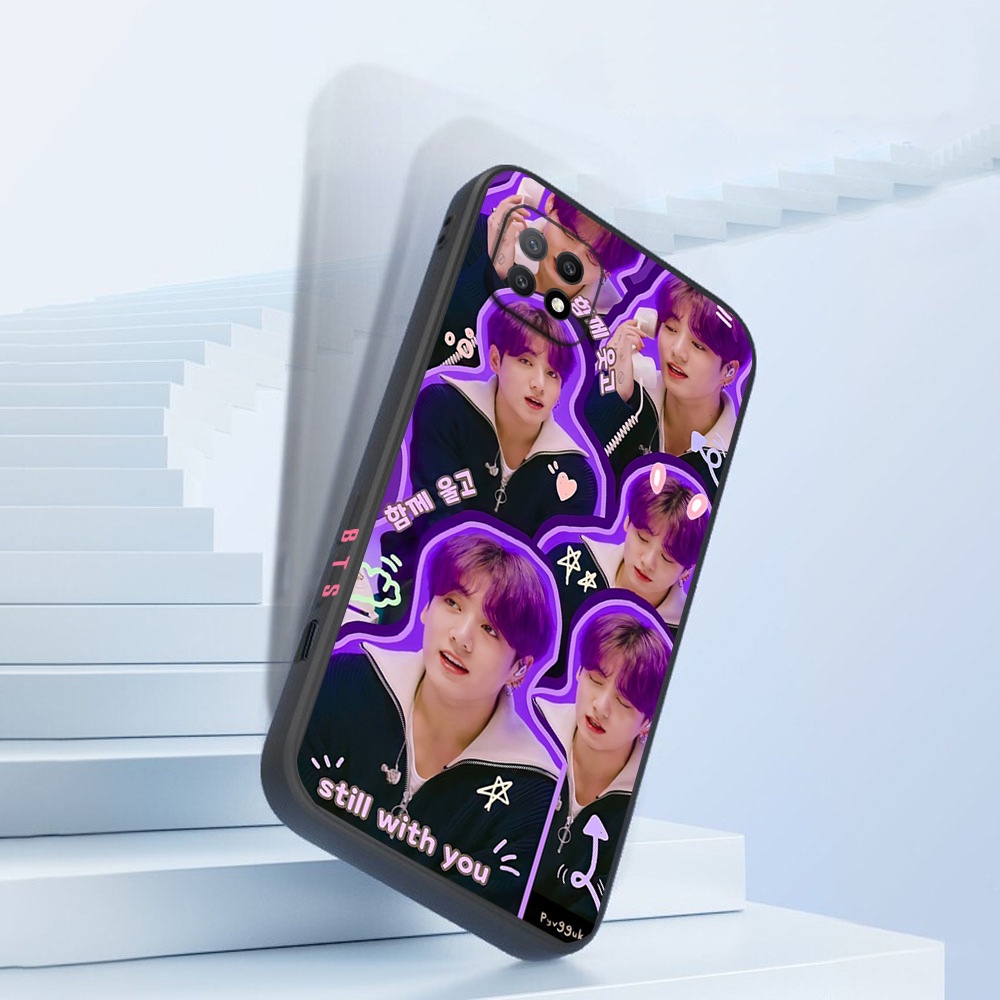 Ốp Điện Thoại Họa Tiết Bts Jungkook YTY16 Cho Samsung A12 A10 A10S A20S A03S A50 A31 A03 A11 Edge