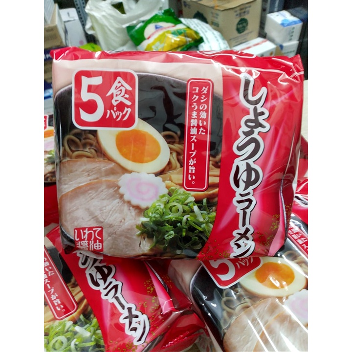 Mì ăn liền RAMEN NHẬT BẢN túi 5 gói (mỗi gói 83gr) hàng nội địa Nhật, date T6/2022