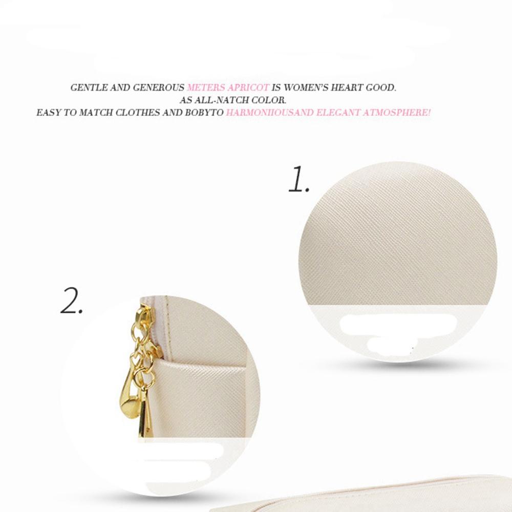 UUMIR Túi Đựng Mỹ Phẩm Màu Kẹo Trong Suốt Có Dây Kéo Ốp