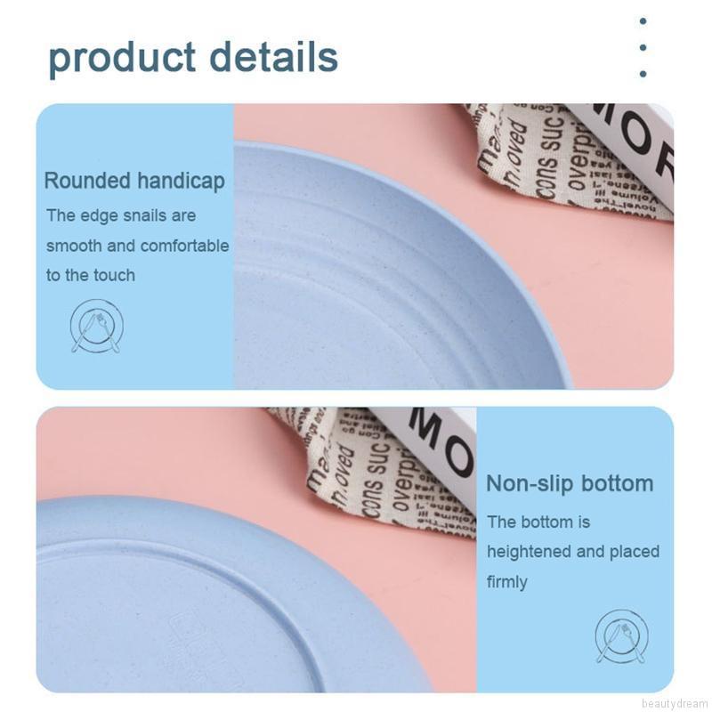 Đĩa tròn 23cm màu sắc dễ thương