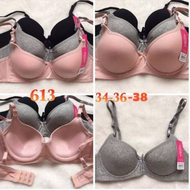 Áo Lót Cotton Muối Tiêu Đệm Đẩy 613