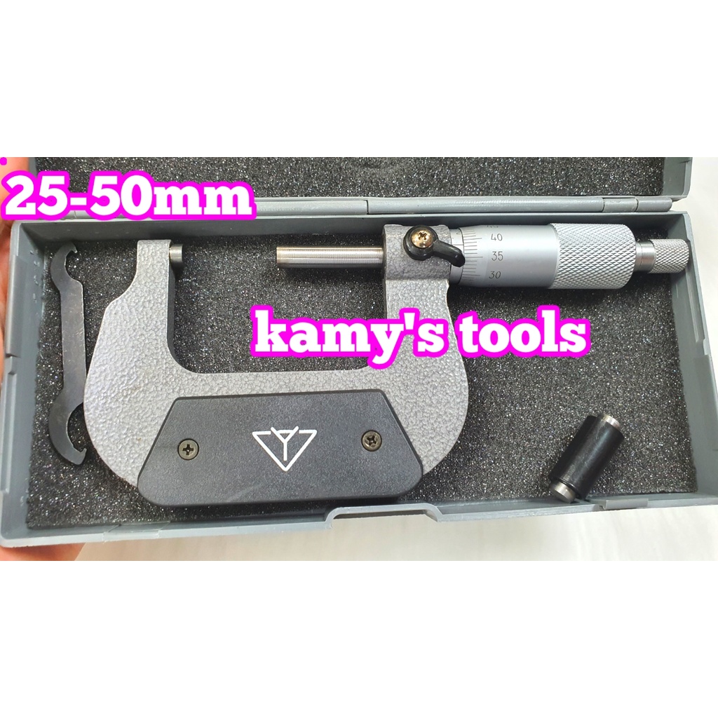 Panme cơ khí 0-25mm 25-50mm chữ Y loại tốt