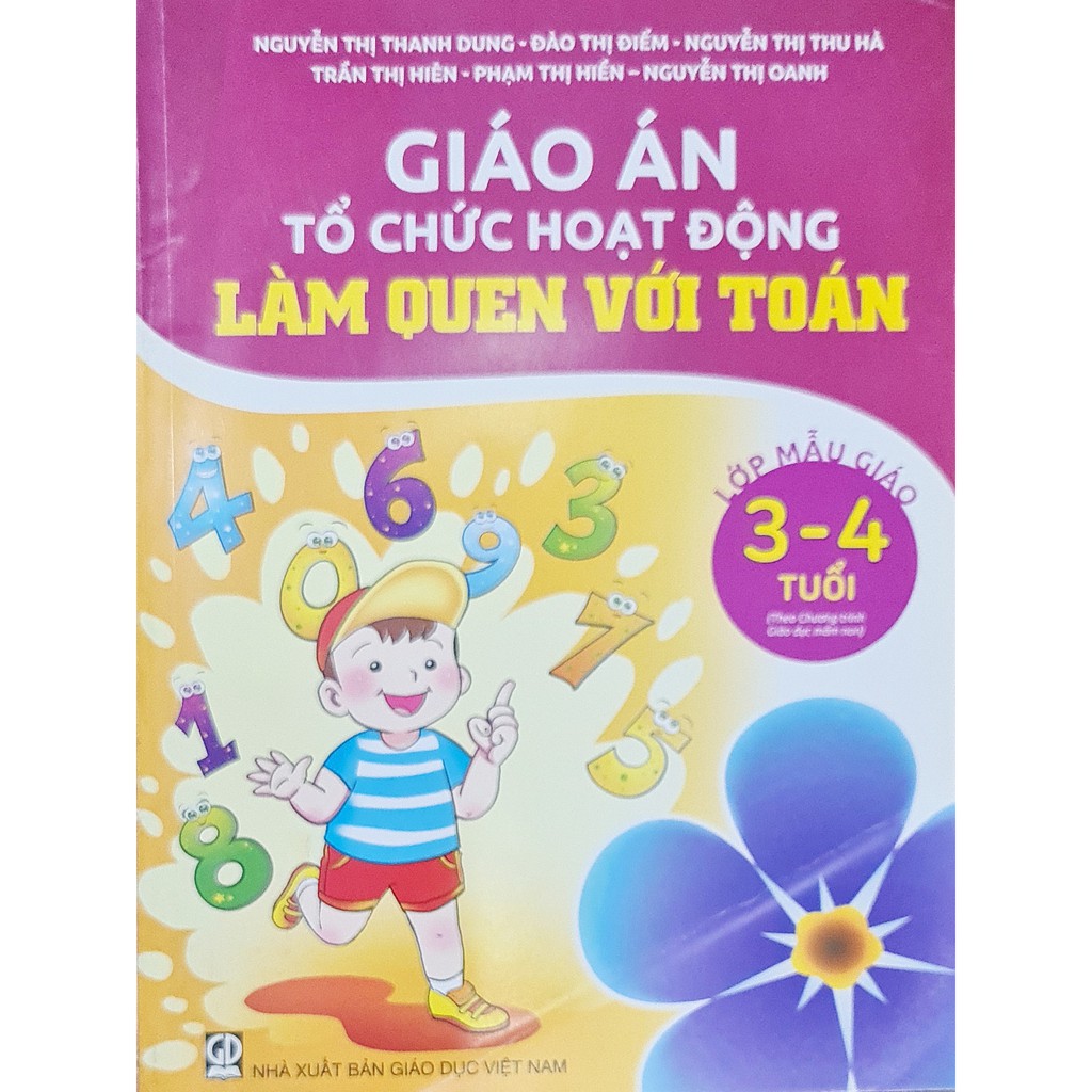 Sách - Giáo án tổ chức hoạt động lớp mẫu giáo 3-4 tuổi ( trọn bộ 6 cuốn )