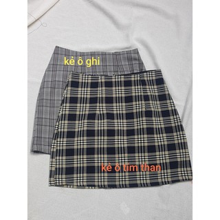 Chân váy kẻ siêu đẹp (ảnh thật)