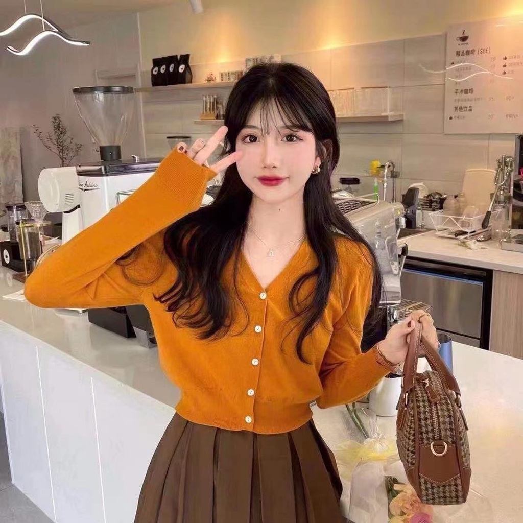 Áo Len Dài Tay Cổ V- XONXEN 468 LÊ DUẨN ĐÀ NẴNG- MÃ 2153