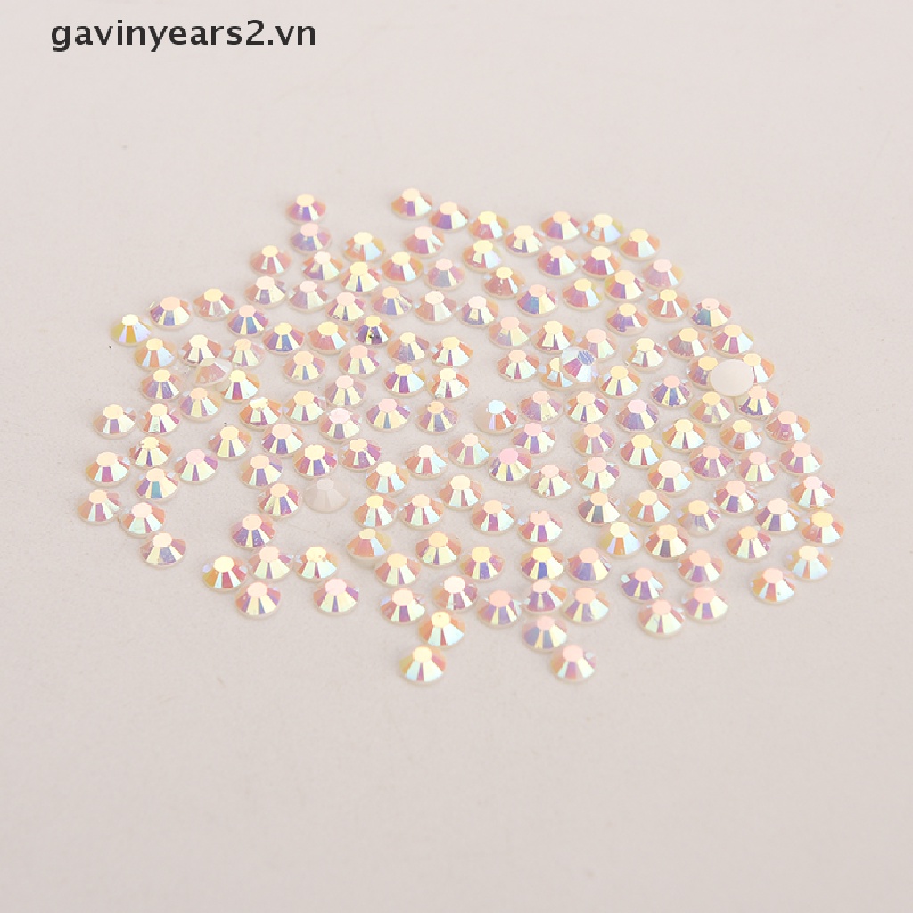 (Hàng Mới Về) Set 1000 Viên Đá Tròn 4mm Trang Trí Móng Tay