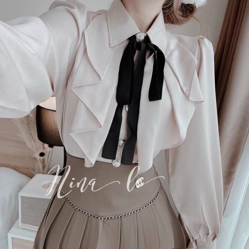 Áo Sơ Mi Nữ-Hàng Cao Cấp,chất lụa mềm mịn,siêu mát,form chuẩn tôn dáng