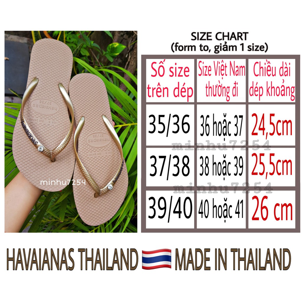 DÉP HAVAIANAS NỮ