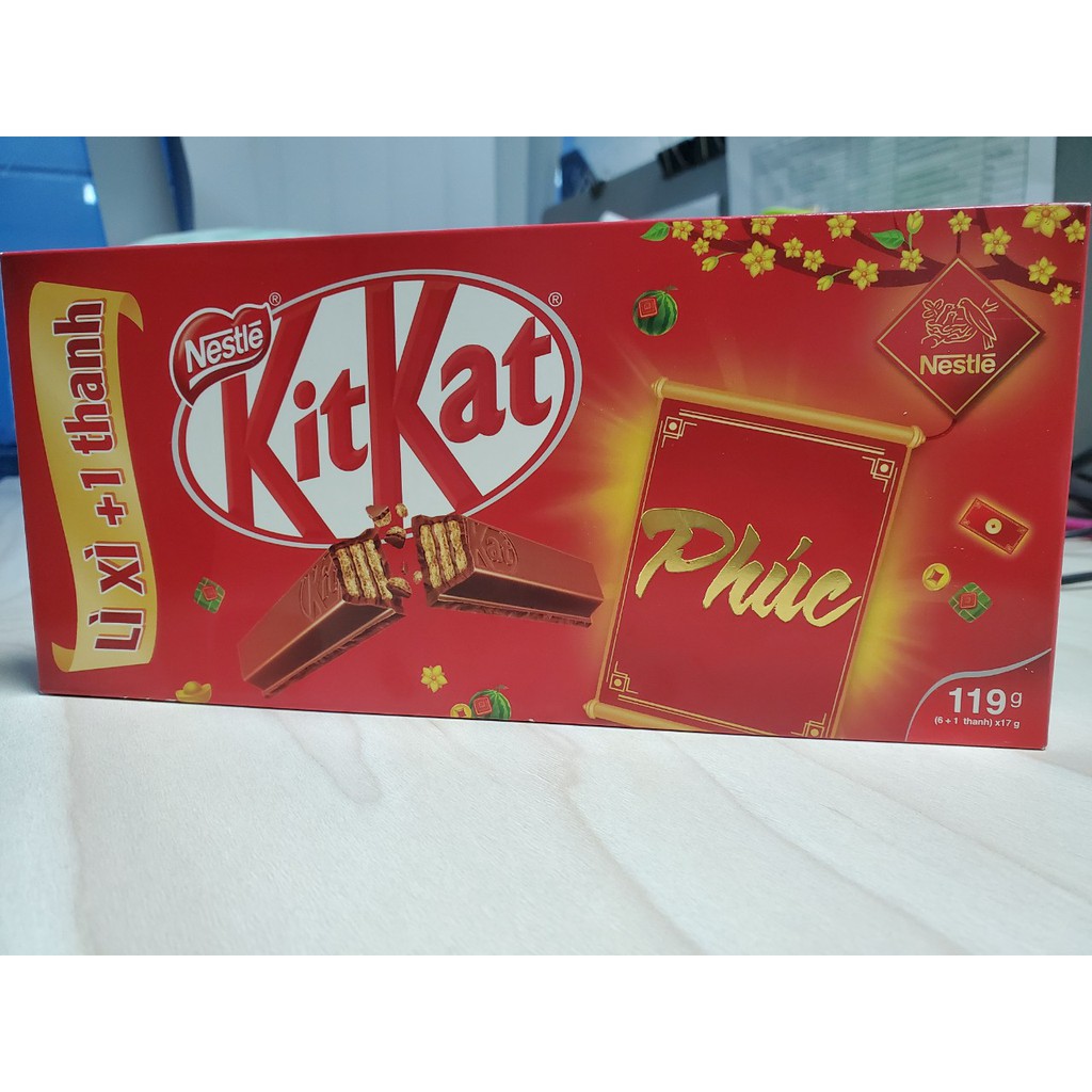 THÙNG CHOCOLATE KIT KAT 21 HỘP 7 THANH (21x119g)