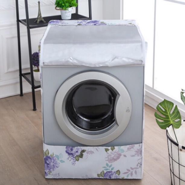 Áo Trùm Máy Giặt Cửa Ngang 8-10kg Chống Nước Chống Nắng Lớp Bạc Cách Nhiệt Tốt  ྇