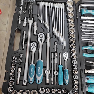     ĐỒ NGHỀ TOTAL Bộ 142 cái công cụ kết hợp THKTHP21426