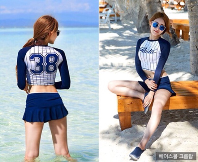 Bikini tay dài thủy thủ siêu hot( kèm hình thật) | BigBuy360 - bigbuy360.vn