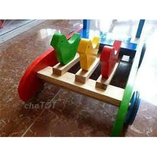 [Trợ giá] Xe Tập Đi Bằng Gỗ Cho Bé (tập đi 3 con chim)