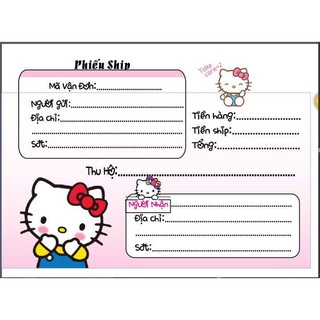 Combo 2 Xấp Phiếu Ship Hàng cho các Shop Online