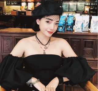 VÒNG CỔ CHOKER DÂY DA 3 TẦNG