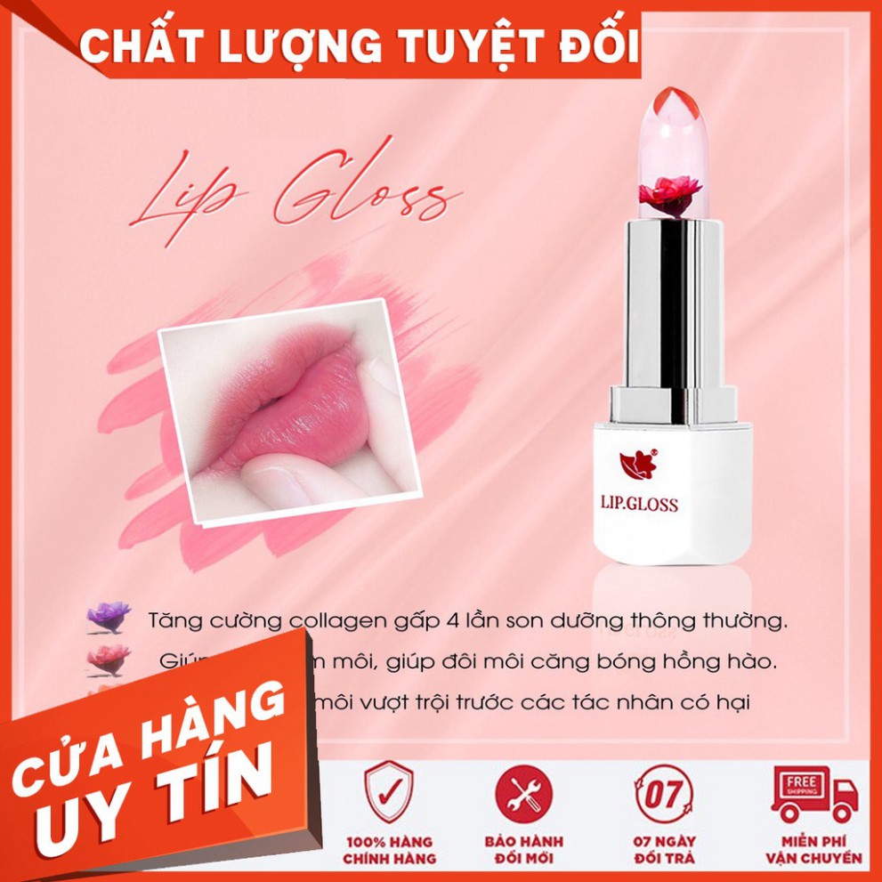 [Chính Hãng] son thạch ướp hoa Linh Hương lip gloss beauty