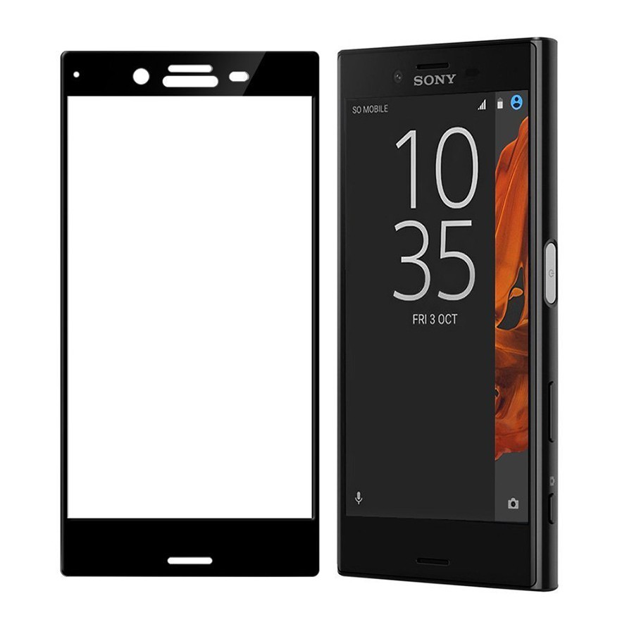 Kính Cường Lực Cong Viền Cho Sony Xz2 / Xz2 Compact