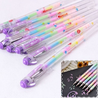 Bút mực 6 màu trong 1 nhiều màu sắc