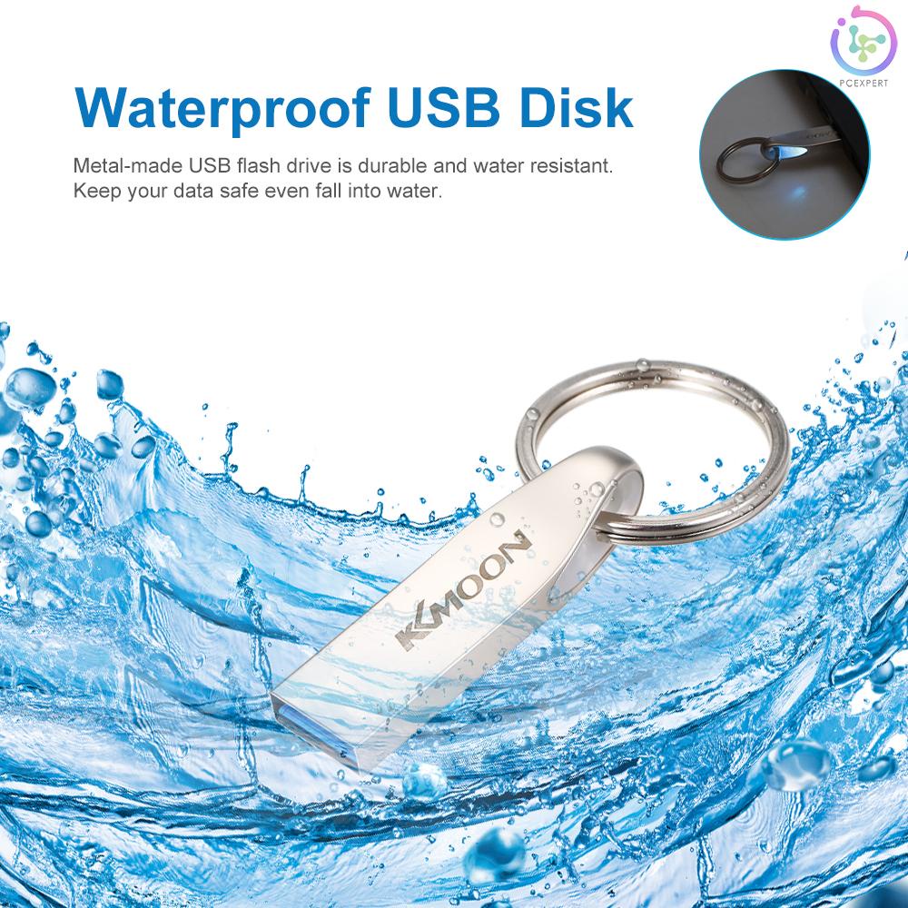 KKmoon USB Flash Drive USB3.0 Mini Portable U Disk 16GB Pendrives Car Pen Drive Silver for PC Laptop