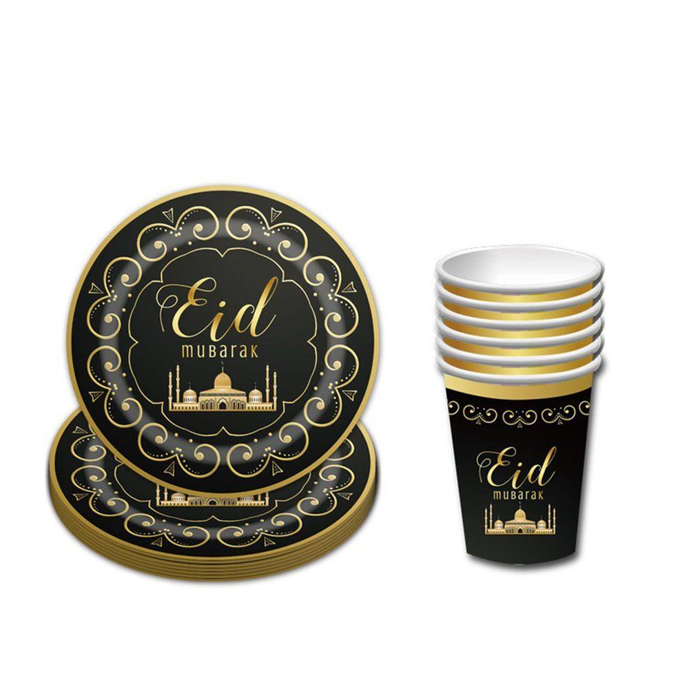 Set 10 Cốc Giấy Phong Cách Hồi Giáo Dùng 1 Lần