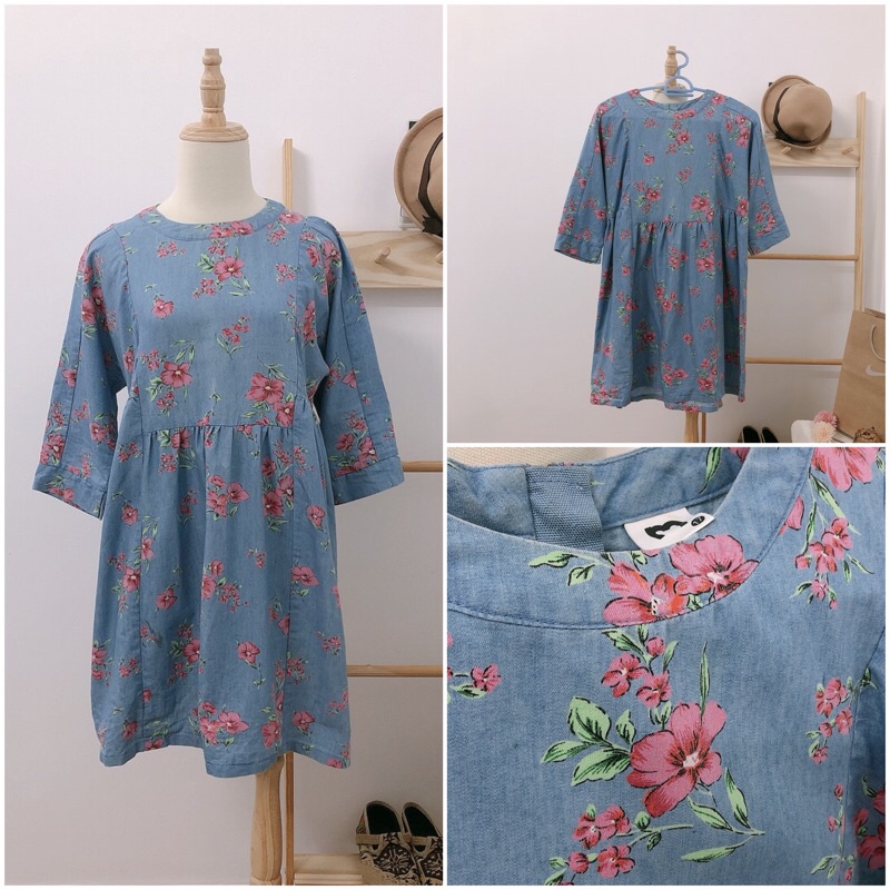 Đầm sơ mi sơ vin hiệu Unilo dưới 60 kg