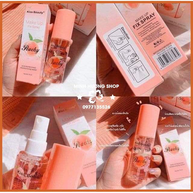 Xịt khoáng Kiss Beauty cấp ẩm , giữ nền , mùi dịu nhẹ , ko kích ứng da | BigBuy360 - bigbuy360.vn