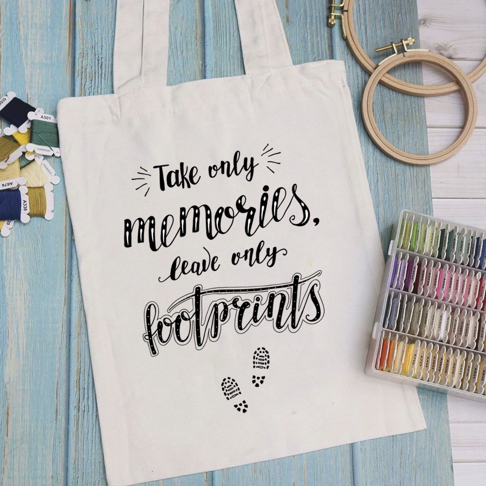 Túi vải túi Tote TRAVEL - Mẫu 1 vải canvas dày đẹp cho nữ có khóa miệng đi học đi chơi. In hình theo yêu cầu