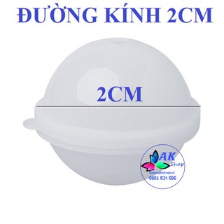 Khuon silicon quả cầu đk 2cm / 2504.205