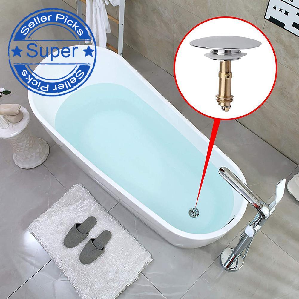 Nút Nhấn Xả Nước Bồn Rửa Nhà Tắm Bằng Chrome Màu Đen S7S4