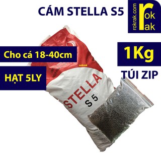  Cám Stella S5 Bao chiết 1Kg Thức ăn cho cá Koi lóc