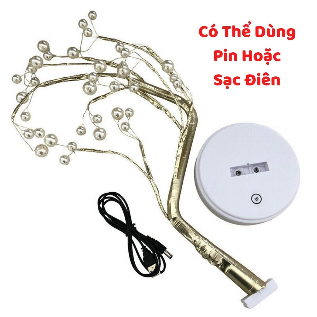 Đèn Ngủ Cao Cấp Loại 1 Để Bàn Hình Cây, Đèn Decor Ánh Sáng Cực Dịu Mắt, OneFood68