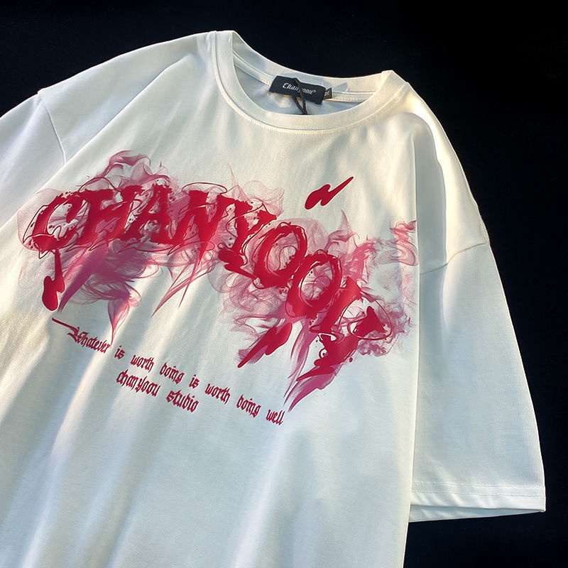 Áo Thun Tay Ngắn In Chữ Thời Trang Dành Cho Nữ