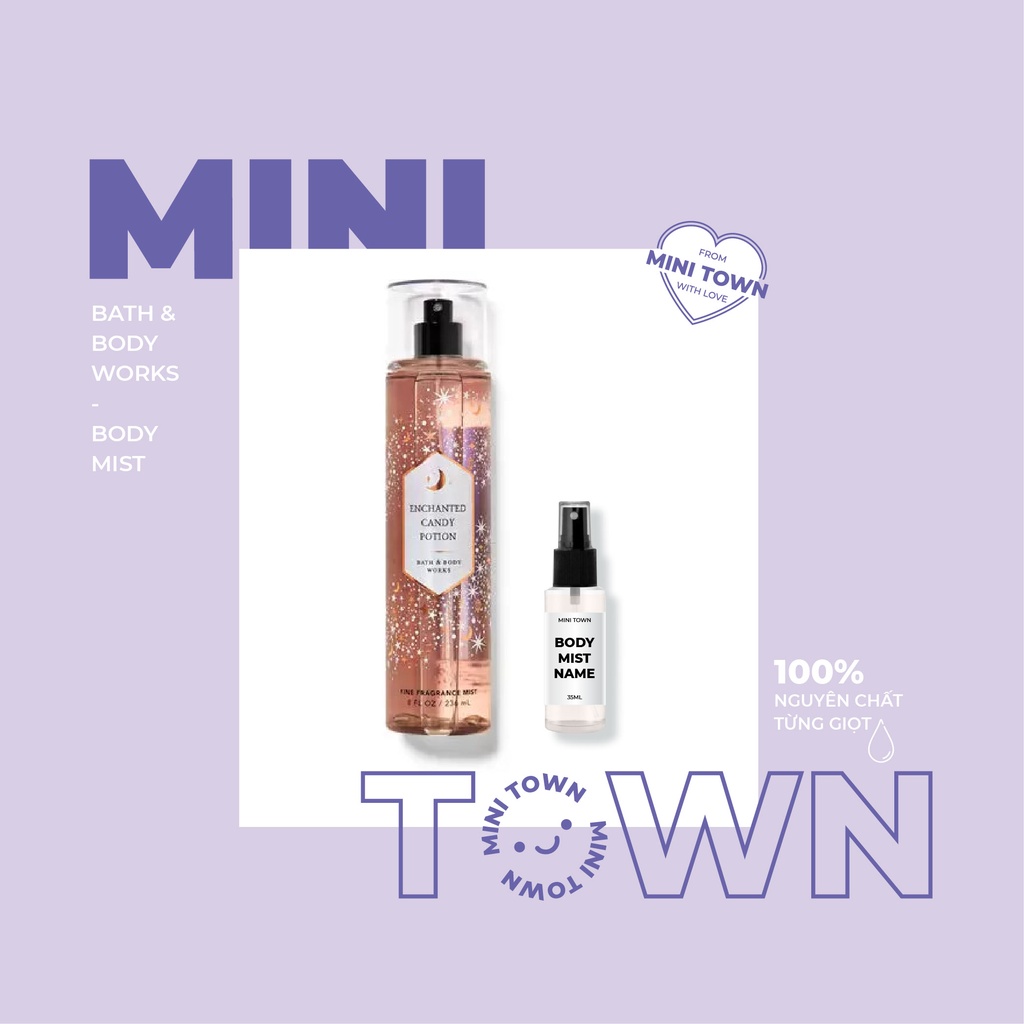 ENCHANTED CANDY POTION  - Xịt Thơm Lưu Hương Toàn Thân Bath & Body Works Fine Fragrance Mist