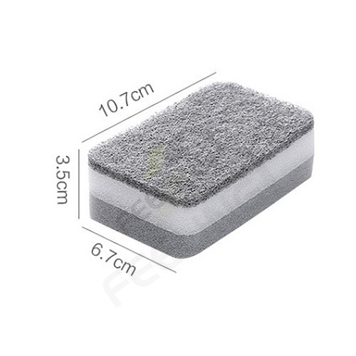 1 Mút Rửa Chén Hai Mặt Có Thể Tẩy Vết Bẩn Tiện Dụng Cho Nhà Bếp