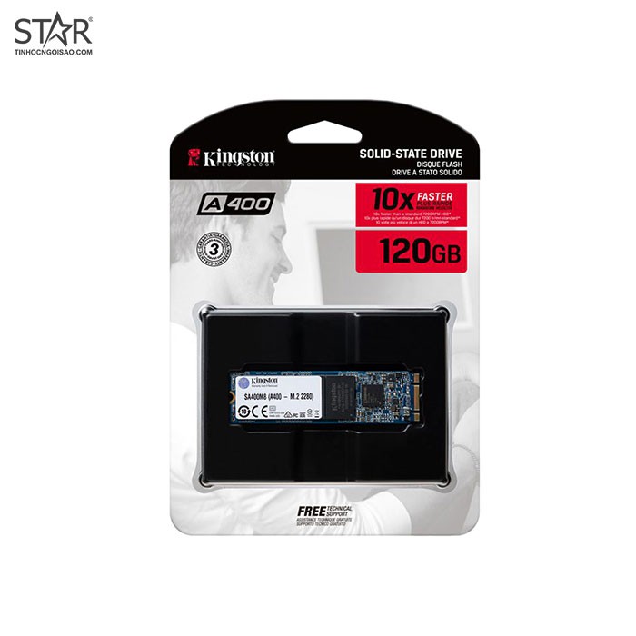 Ổ cứng SSD 120G, 240G, 480G, 500G Kingston A2000 M.2 NVMe PCIe Gen3x4